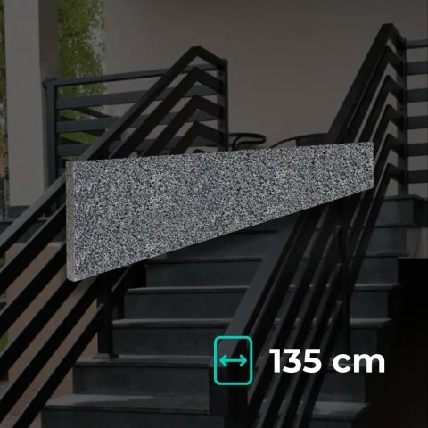 Podstopnica granitowa polerowana Dark Grey G654 New 135x15x2