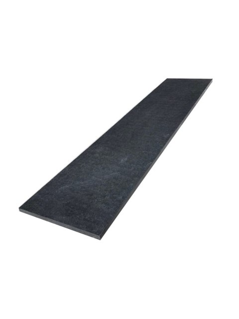 Stopnica bazaltowa płomieniowana G690 Bazalt Black 150x33x2