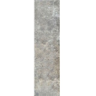 Stopnica kamienna Trawertyn Ash Argent Mix Szlifowany Bullnose 135x40,6x3 cm