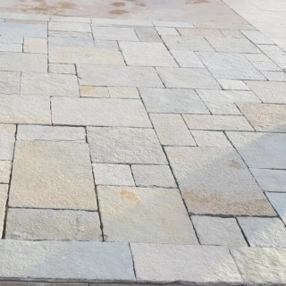 Tandur Yellow Limestone Natural t/h 3cm | Komplet Rzymski