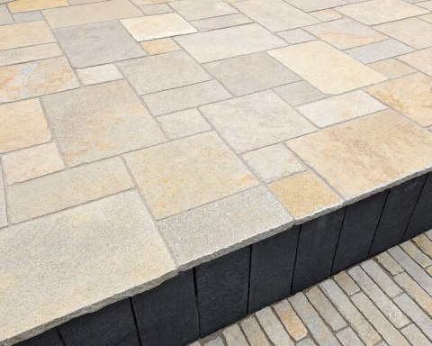 Tandur Yellow Limestone Natural t/h 3cm | Komplet Rzymski
