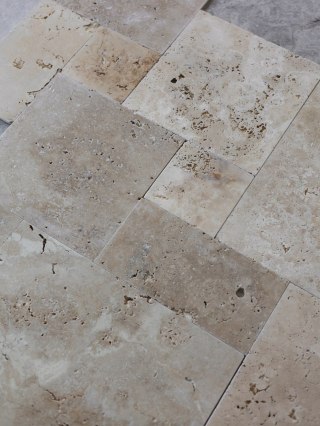 Trawertyn 12mm Antyczny Beżowy Blend Mix 40,6x61x1,2 cm