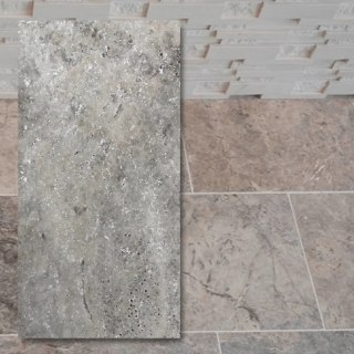 Trawertyn 12mm Silver Ash Antyczny 40,6x61x1,2 cm