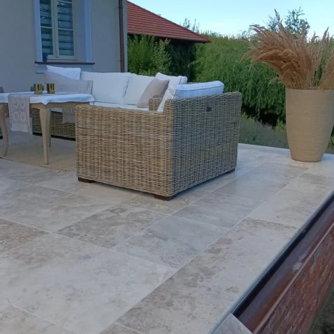 Trawertyn 3cm Beżowy Ivory Classic Mix Antykowany 40,6x61x3 cm