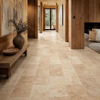 Trawertyn Ivory Classic Mix Bębnowany 40,6x61x1,2 cm