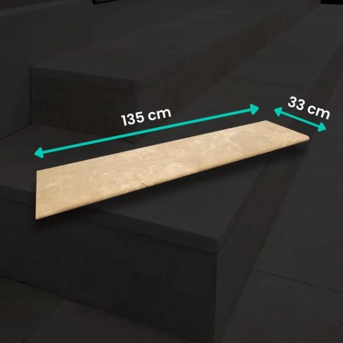 Trawertyn Parapet / Stopnica kamienna Classic Mix 135x33x2