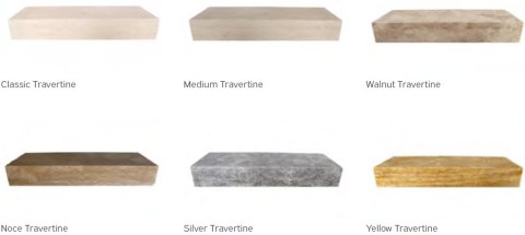 Trawertyn bloki kamienne z trawertynu Classic Mix 100x35 gr. 15cm