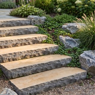 Blok Schodowy Tandur YellowLimestone 100x35x15 cm