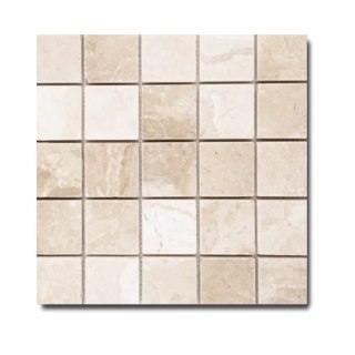 Kamień dekoracyjny Marmur Queen Beige | Coffee White Mozaika 30,5x30,5x1 cm