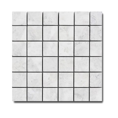 Kamień dekoracyjny Marmur Royal White Mozaika 30,5x30,5x1 cm