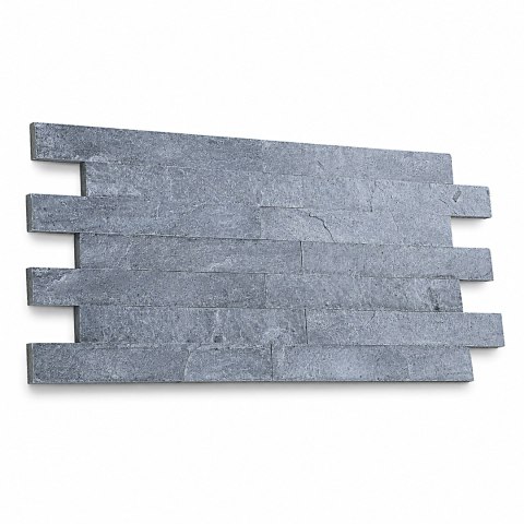 Kamień elewacyjny-dekoracyjny kwarcytowy Silver Grey 7x50 cm