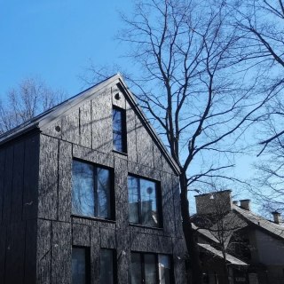 Kamień elewacyjny dekoracyjny łupek czarny 10x36 Black Slate Stackstone