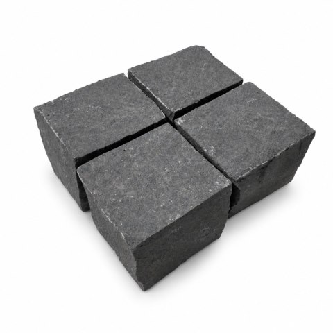 Kostka Bazaltowa G690 Płomieniowana - Łupana 10x10x8 cm