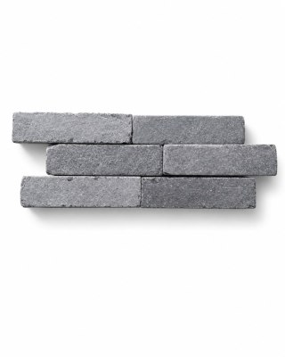 Kostka brukowa Kadappa Black Limestone Bębnowany 5x20x5 cm