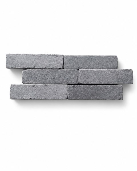 Kostka brukowa Kadappa Black Limestone Bębnowany 5x20x5 cm