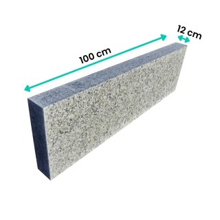 Obrzeże Granitowe Płomieniowane G602 100x25x12 cm