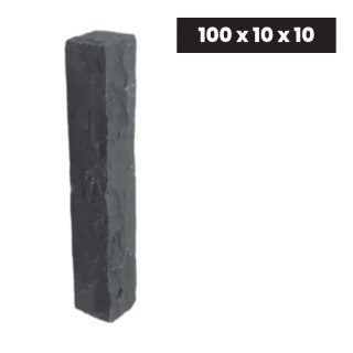 Ogrodowa Palisada Łupana G690 Bazalt Black 100x10x10 cm