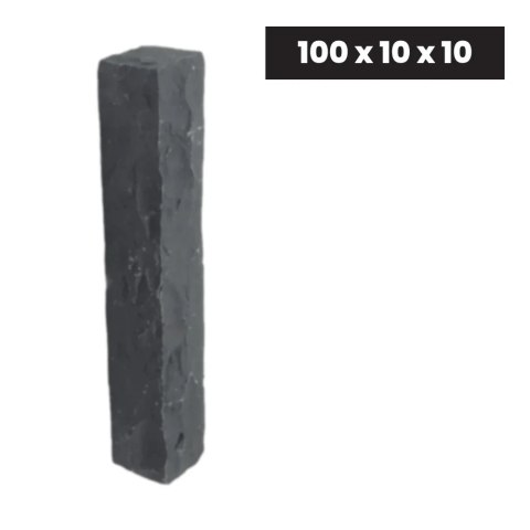 Ogrodowa Palisada Łupana G690 Bazalt Black 100x10x10 cm