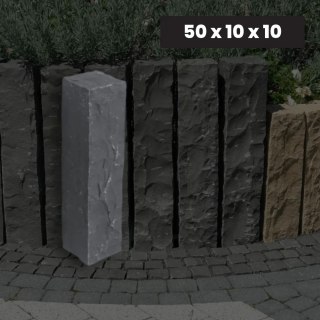 Ogrodowa Palisada Łupana G690 Bazalt Black 50x10x10 cm