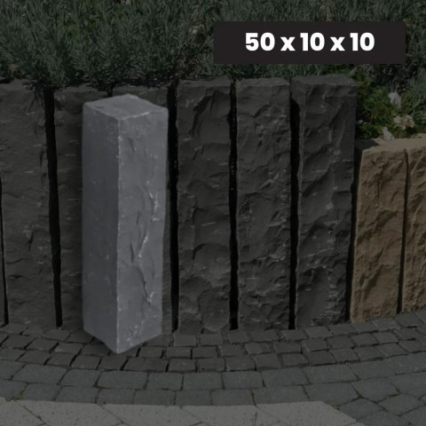 Ogrodowa Palisada Łupana G690 Bazalt Black 50x10x10 cm