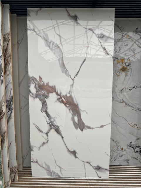 PŁYTA PVC Wodoodporna Misty Marble 280x122 POŁYSK