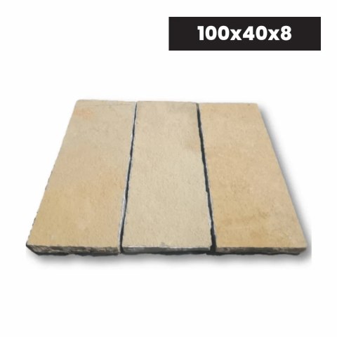 Palisada | Opornik Wapienne Tandur Yellow Limestone 100x40x8 cm