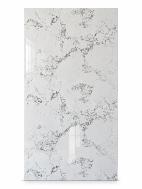 Płyta ŚCIENNA Panel wodoodporny PVC CRYSTAL WHITE 280x122x0,3cm POŁYSK