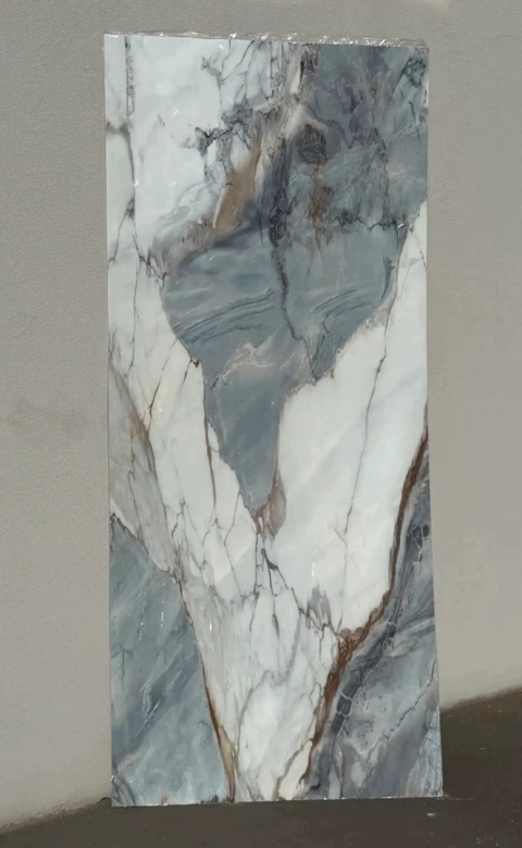 Płyta Węglowa PCV Ocean Blue 280x121,5x0,3cm POŁYSK PREMIUM Wodoodporna