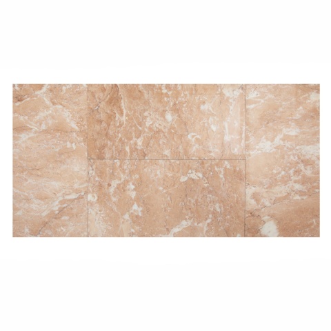 Płytki marmurowe z różowego marmuru Somon Beige w rozmiarze 30/60/2 cm, wykończenie polerowane