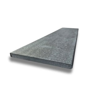 Stopnica Płomieniowana G690 Bazalt polerowana bullnose 160x40x3 cm