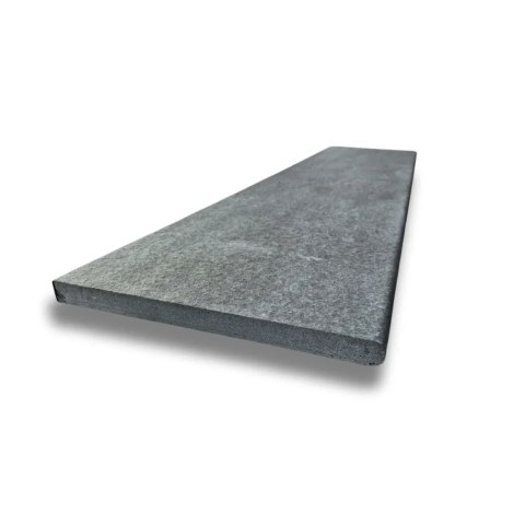 Stopnica Płomieniowana G690 Bazalt polerowana bullnose 160x40x3 cm