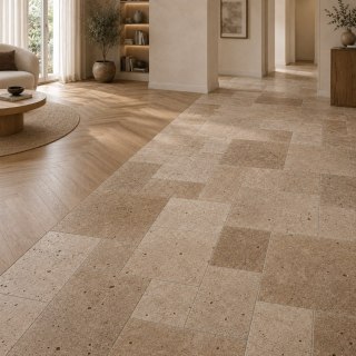 Trawertyn 12mm Classic Mix French Pattern 1kpl=0,742m2 | Komplet Rzymski