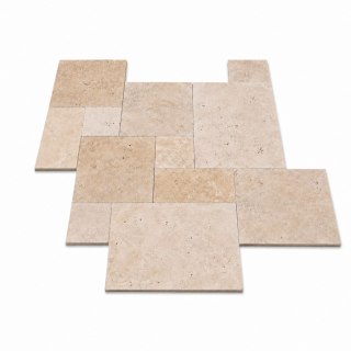 Trawertyn 12mm Classic Mix French Pattern 1kpl=0,742m2 | Komplet Rzymski