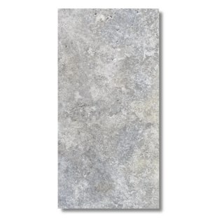Trawertyn Silver Greige Bębnowany 40,6x61x1,2 cm