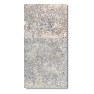 Trawertyn Silver Latte Greige Bębnowany 40,6x61x1,2 cm