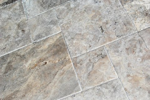 Trawertyn Silver Latte Greige Bębnowany French Pattern 12mm 1kpl= 0,742m2 | Komplet Rzymski