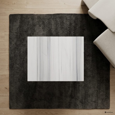 Blat kamienny z białego marmuru MINK 75x60x2cm satyna