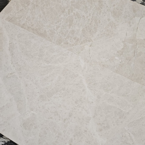 Płytki marmurowe beżowe Vanilla 30,5x61x1,25 cm, wykończenie satynowe