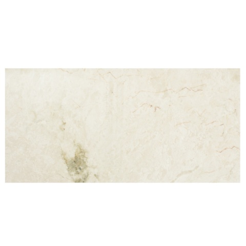 Płytki marmurowe z beżowego marmuru Beige Crystlliino w rozmiarze 30,5/61/1,5 cm, wykończenie polerowane