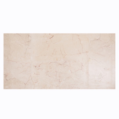 Płytki marmurowe z beżowego marmuru Beige Crystllino w rozmiarze 30/60/2 cm, wykończenie polerowane
