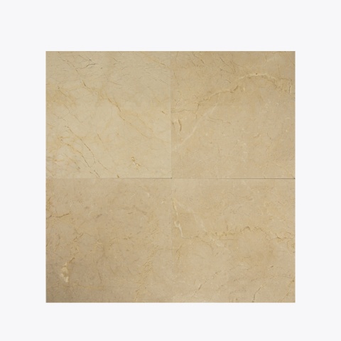 Płytki marmurowe z beżowego marmuru Cream Pino w rozmiarze 60/60/2 cm, wykończenie polerowane