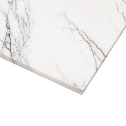 Płytki marmurowe z białego marmuru Lilac w rozmiarze 40/80/2 cm, wykończenie szlifowane