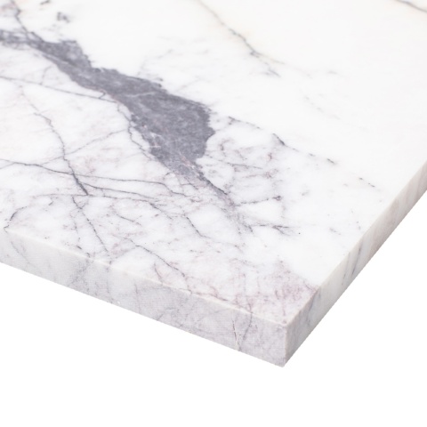 Płytki marmurowe z białego marmuru Lilac w rozmiarze 60/60/2 cm, wykończenie polerowane