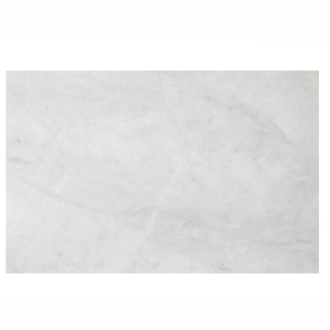 Płytki marmurowe z białego marmuru Royal White w rozmiarze 40/60/2 cm, wykończenie szczotkowane