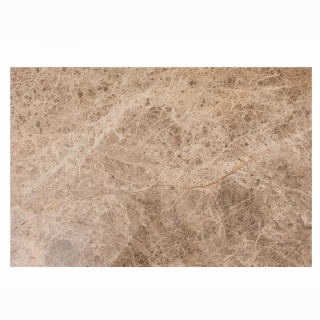 Płytki marmurowe z brązowego marmuru Emperador Mocha w rozmiarze 30,5/45,7/1,5 cm, wykończenie polerowane