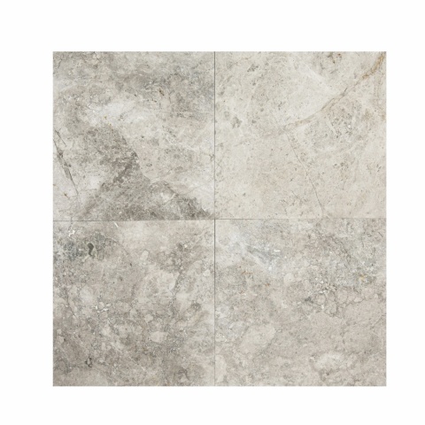 Płytki marmurowe z szarego marmuru Tundra Blue w rozmiarze 60/60/2 cm, wykończenie polerowane
