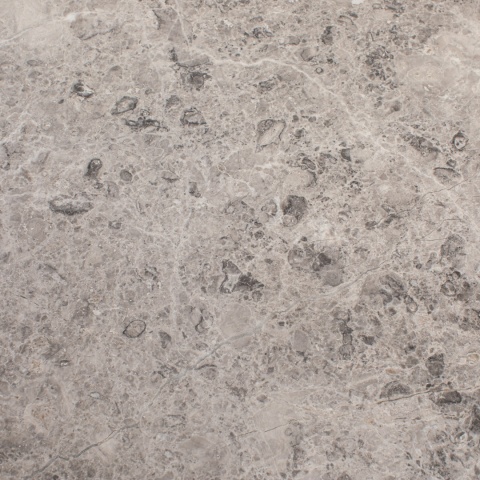Płytki marmurowe z szarego marmuru Tundra Grey Ocean w rozmiarze 60/60/2 cm, wykończenie polerowane