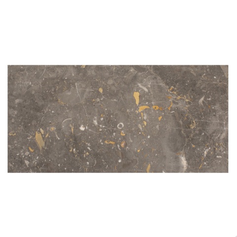 Płytki marmurowe z szaro brązowego marmuru Antracyt Gold ze złotym delikatnymi "złotymi" drobinkami, w rozmiarze 30,5/61/1,25 cm