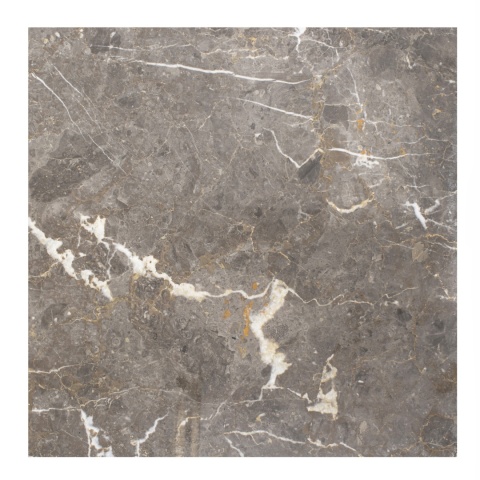 Płytki marmurowe z szaro brązowego marmuru mont grey w rozmiarze 60/60/2 cm, wykończenie polerowane