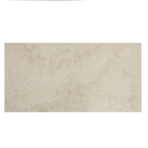 Płytki wapienne z beżowego wapienia Aero Cream w rozmiarze 30/60/2 cm, wykończenie polerowane